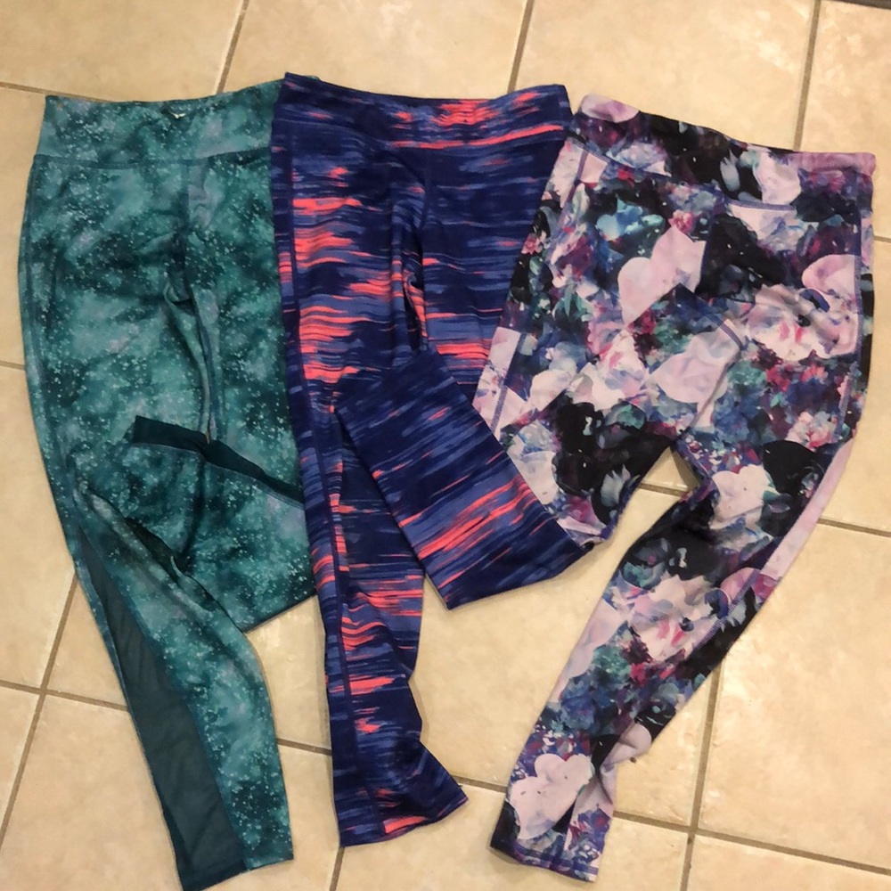 Old Navy Leggings 3 pairs Girls Large 10/12
